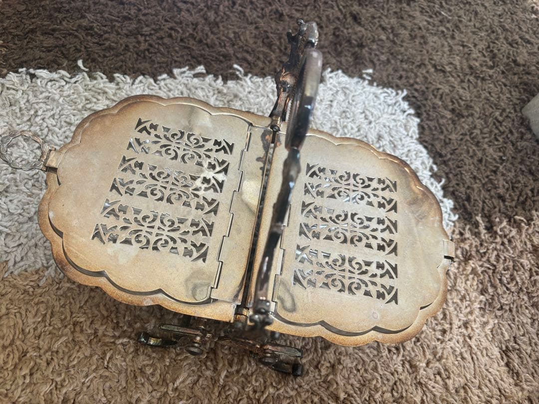 アンティーク◾️シルバープレート製 ◾️シェル型 ◾️ビスケットウォーマー