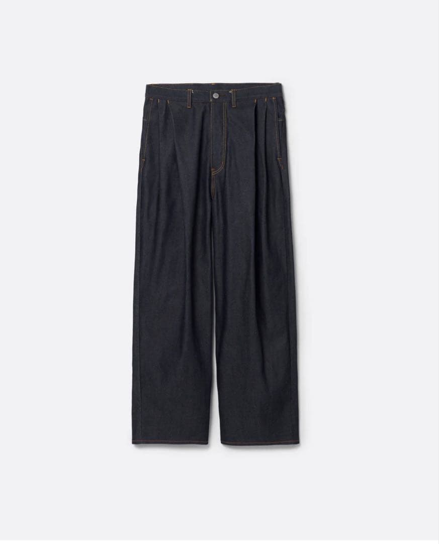 SUBLATIONS 2TUCK WIDE DENIM PANTS 0サイズ