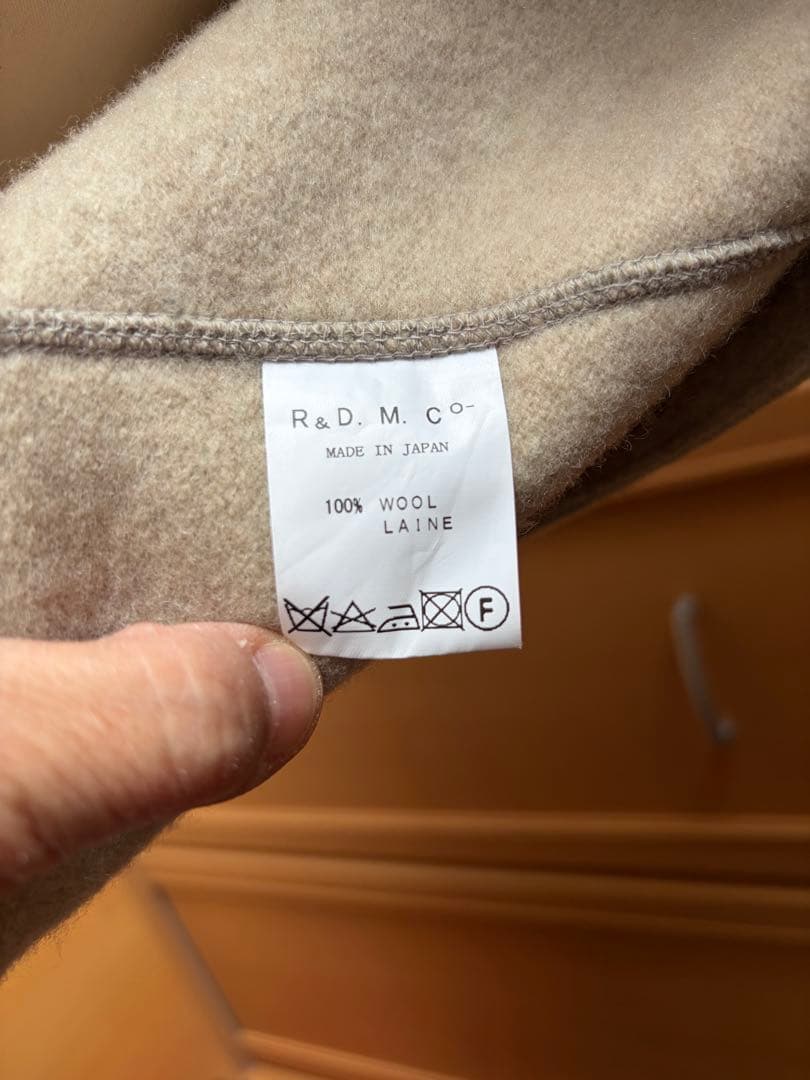 オールドマンズテーラー　M ベージュ　ウールフェルトジャケット
