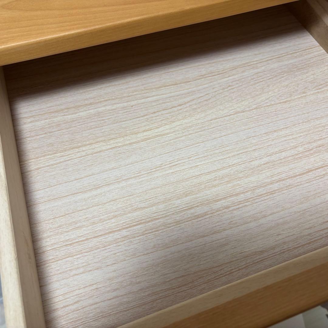 ISSEIKI 一生紀　天然木　収納　サイドボード 北欧風　横幅140 奥行46