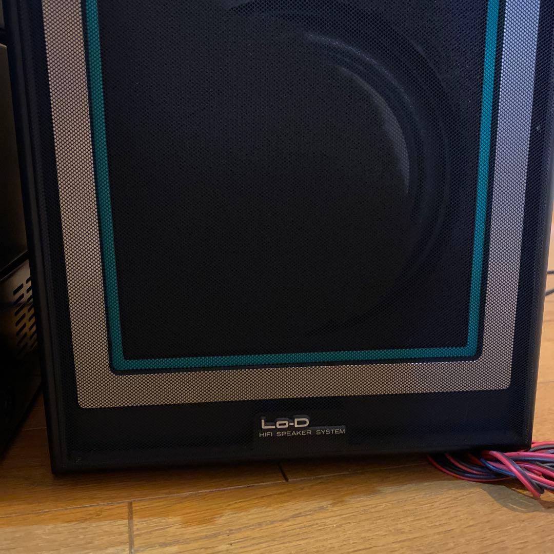 【Lo_D】CD   レコード　カセット　ラジオ　チューナー　スピーカー　セット