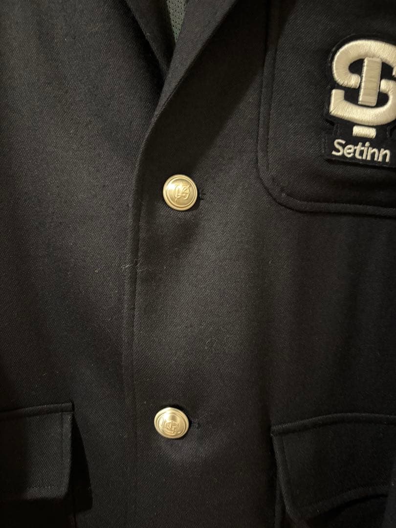 Setinn ネイビー テーラードジャケット　ビームス　XL
