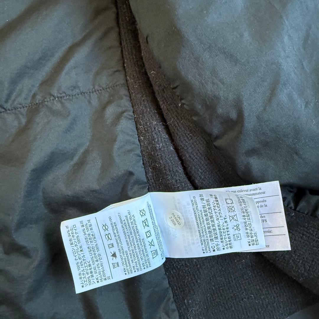 アークテリクス アトムベスト 企業ロゴ 始祖鳥 M ブラック