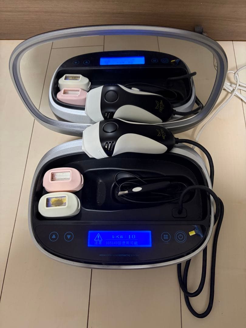 箱あり！KE-NON 8.4脱毛器 カートリッジ3個付き