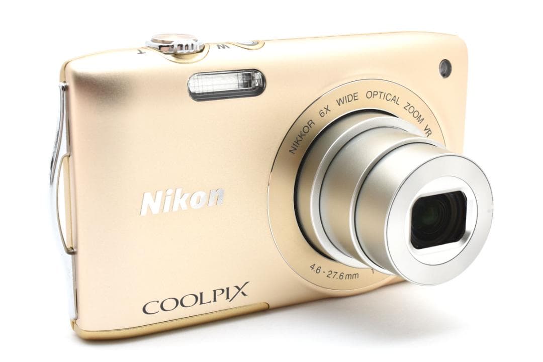 《 美品 》　ニコン　Nikon COOLPIX S3300 ゴールド