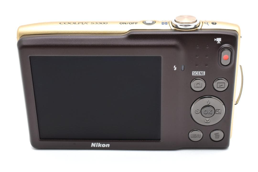 《 美品 》　ニコン　Nikon COOLPIX S3300 ゴールド