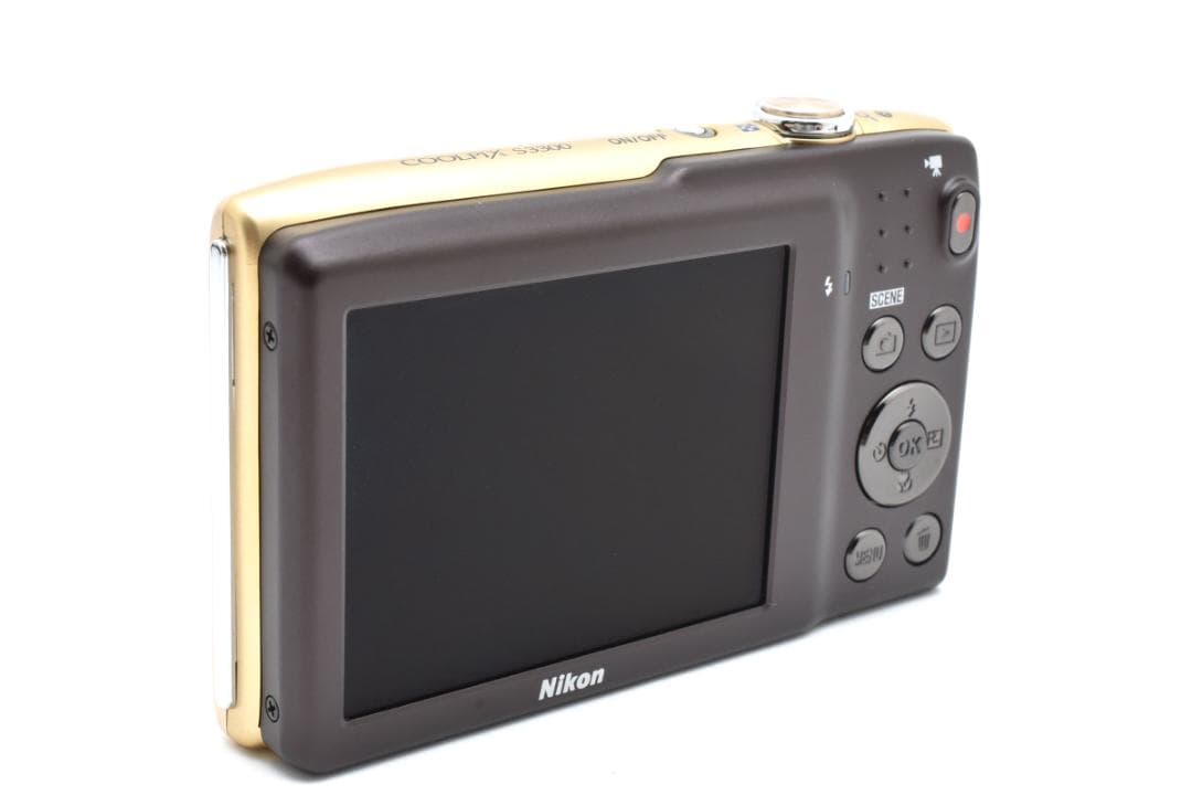 《 美品 》　ニコン　Nikon COOLPIX S3300 ゴールド