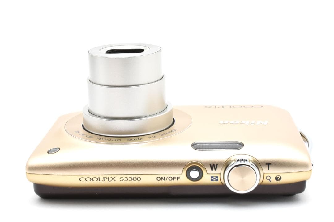 《 美品 》　ニコン　Nikon COOLPIX S3300 ゴールド