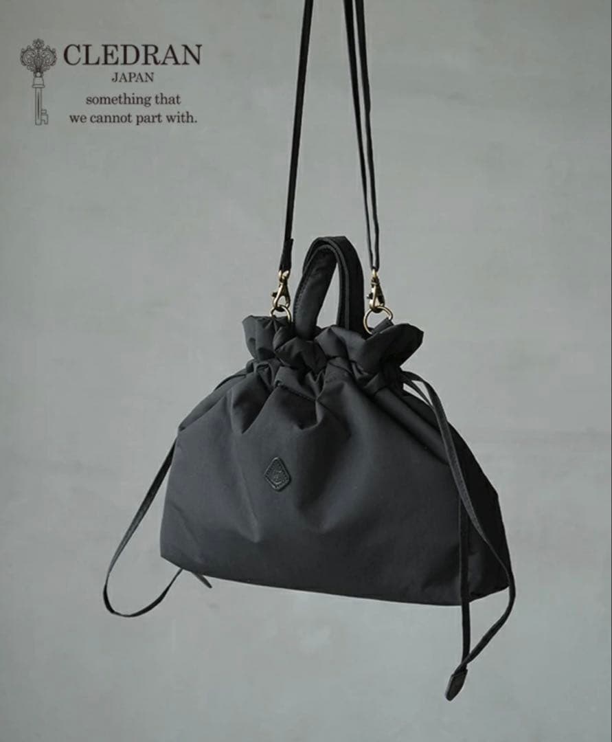CLEDRAN(クレドラン) CITRO 2WAY ショルダー バッグ 黒