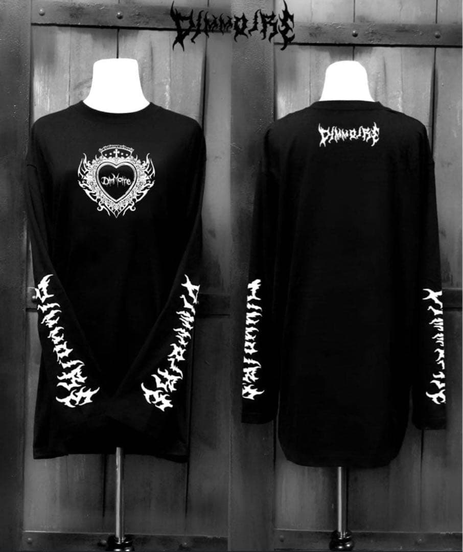 dimmoire ディムモアール ロンt heart core ブラック