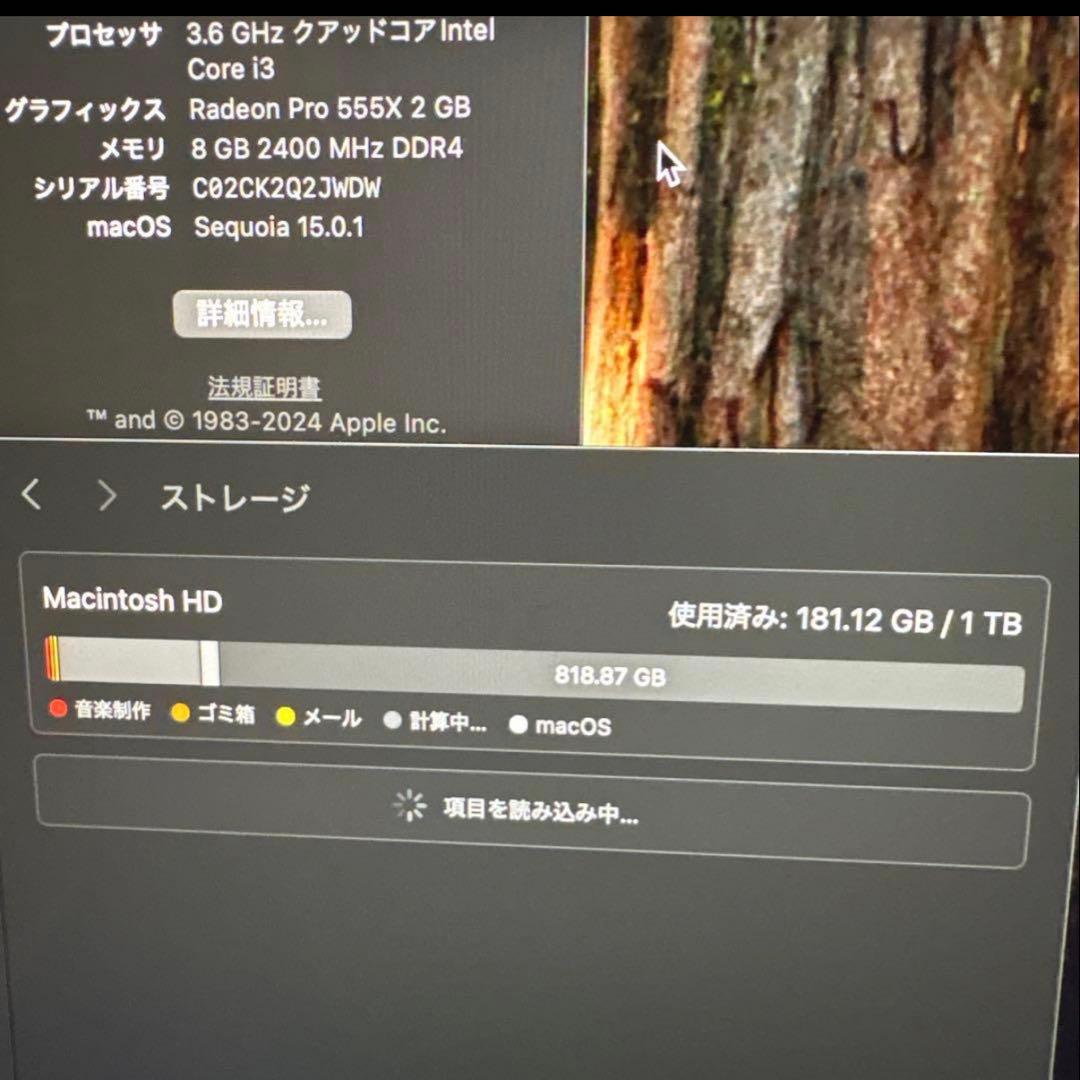 Apple iMac 21.5 シルバー キーボード・マウス付き