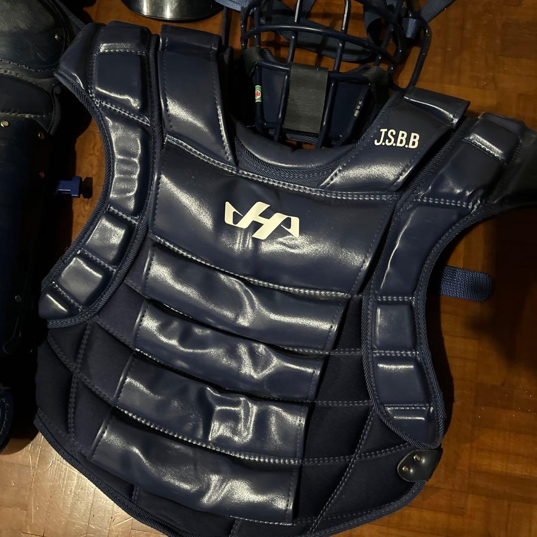 【極美品】ハタケヤマ　軟式用　キャッチャー防具