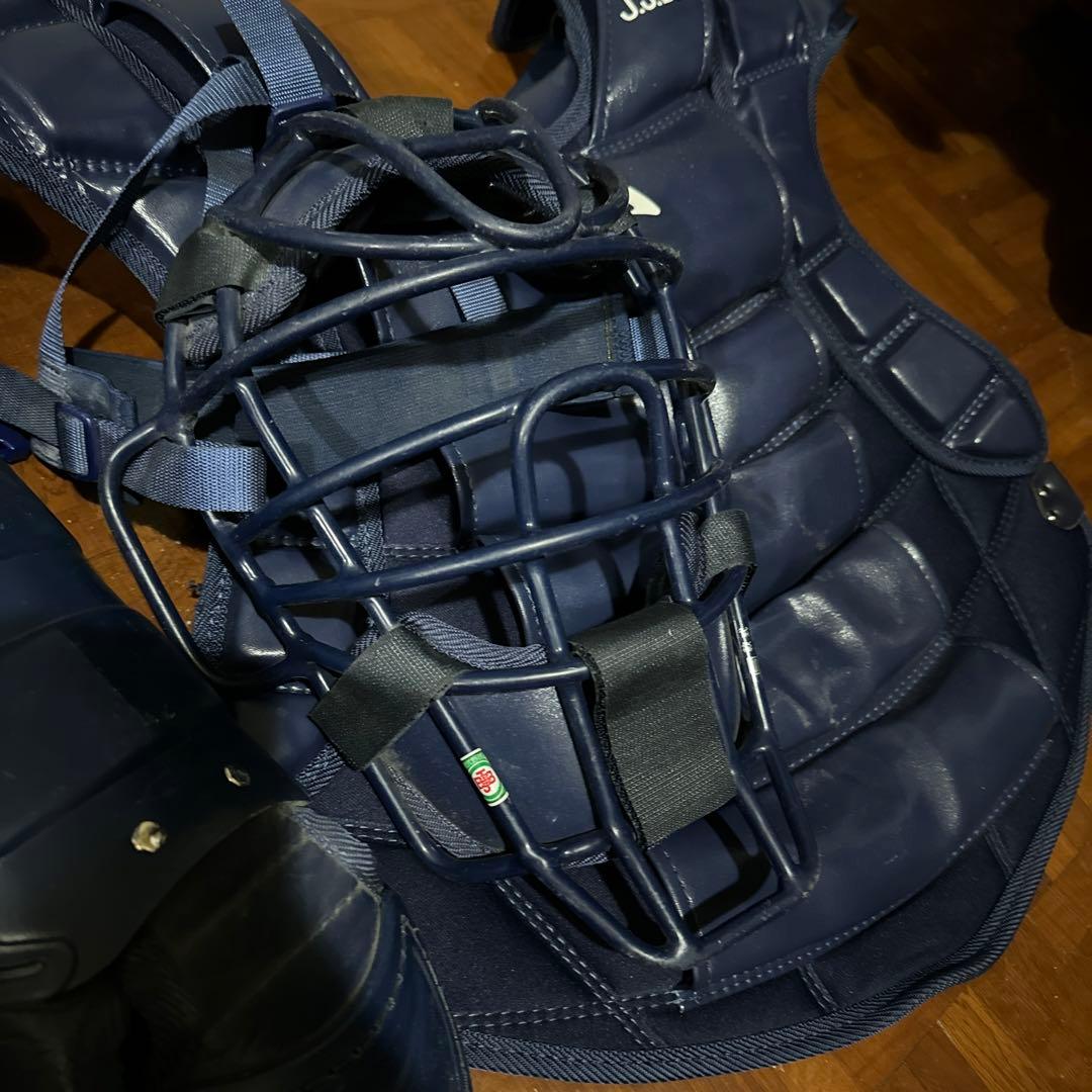 【極美品】ハタケヤマ　軟式用　キャッチャー防具