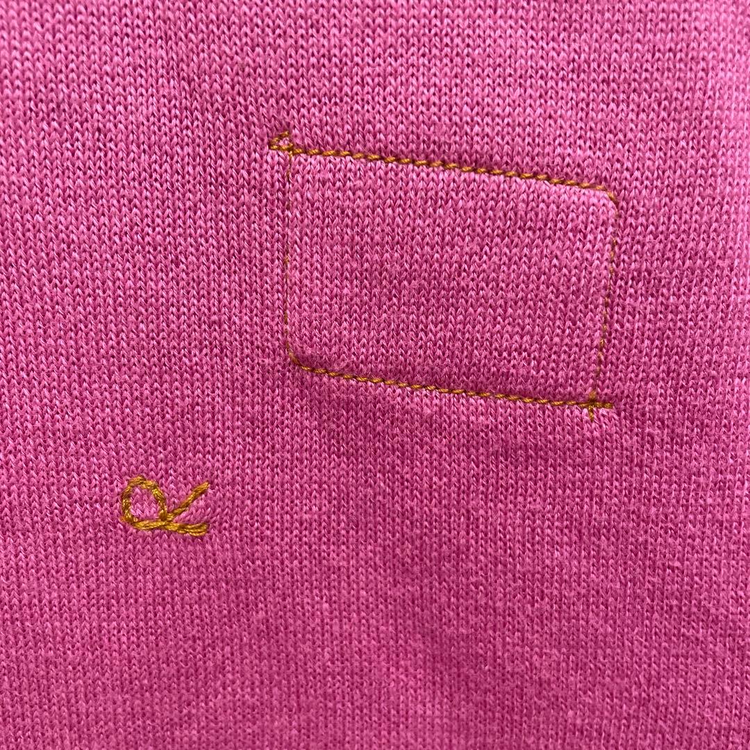 45R スムースのチュニック ピンク