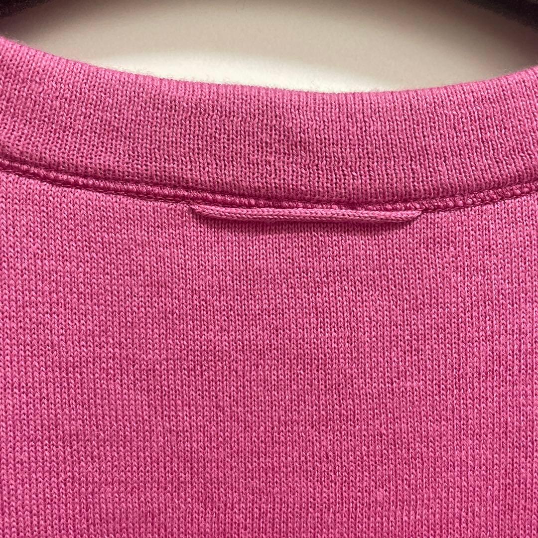 45R スムースのチュニック ピンク