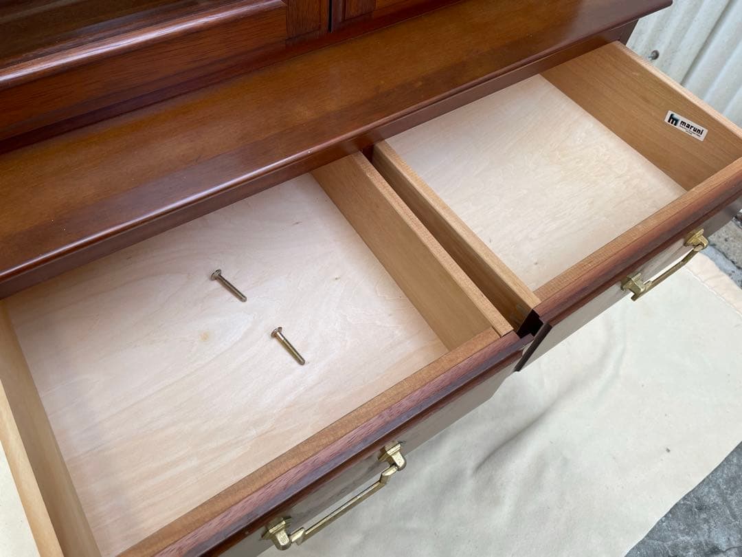 近隣配達可能　マルニ木工　地中海　カップボード