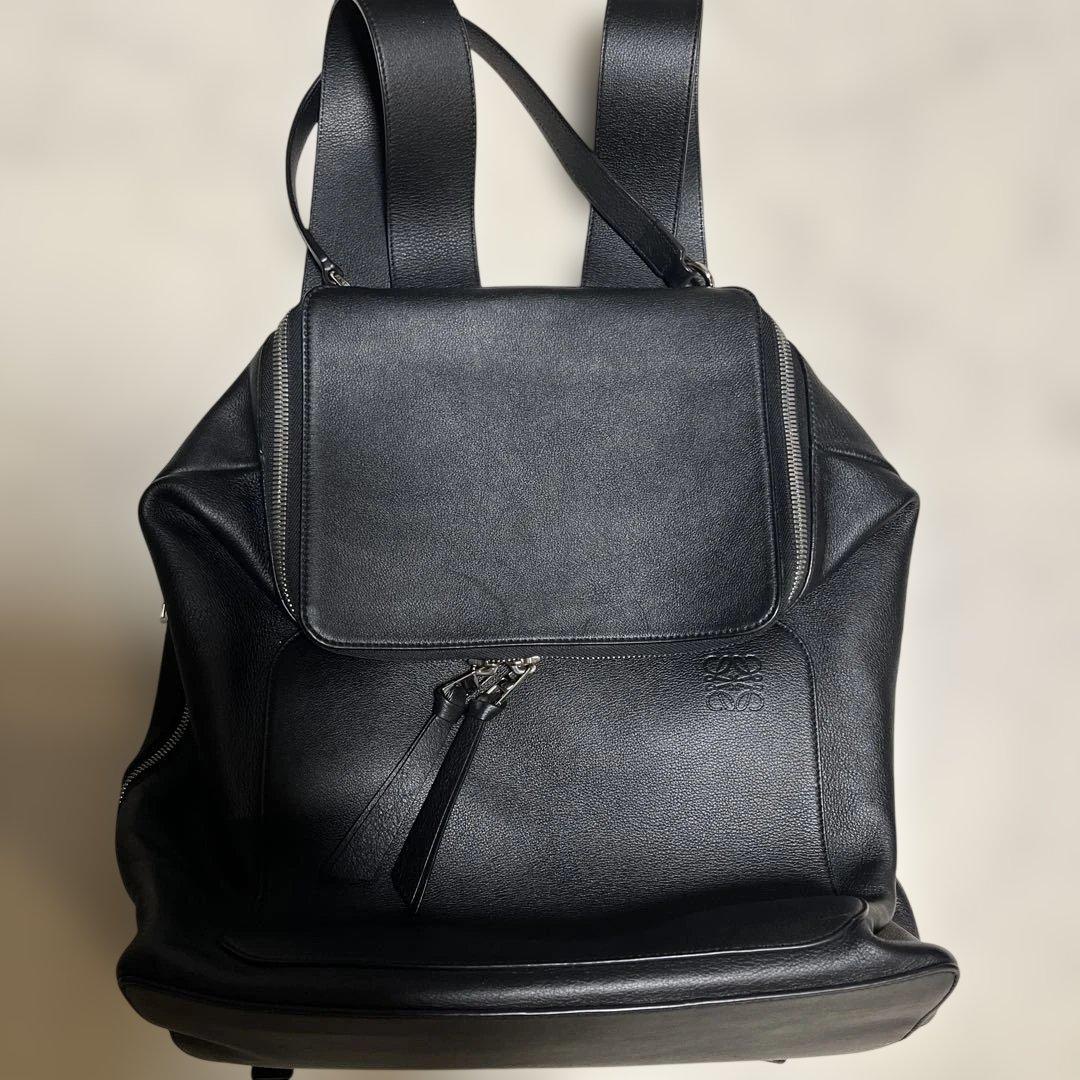 ロエベ バックパック　黒