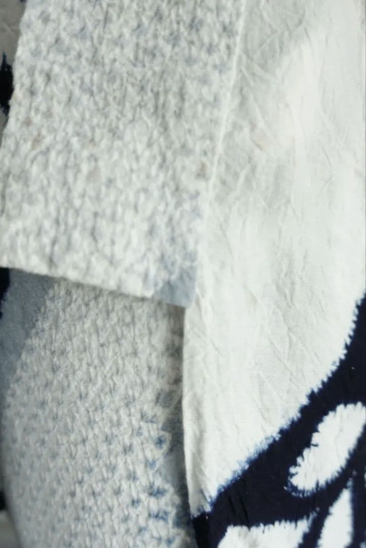 浴衣　有松鳴海絞り　伝統工芸品　変わり縞　綿