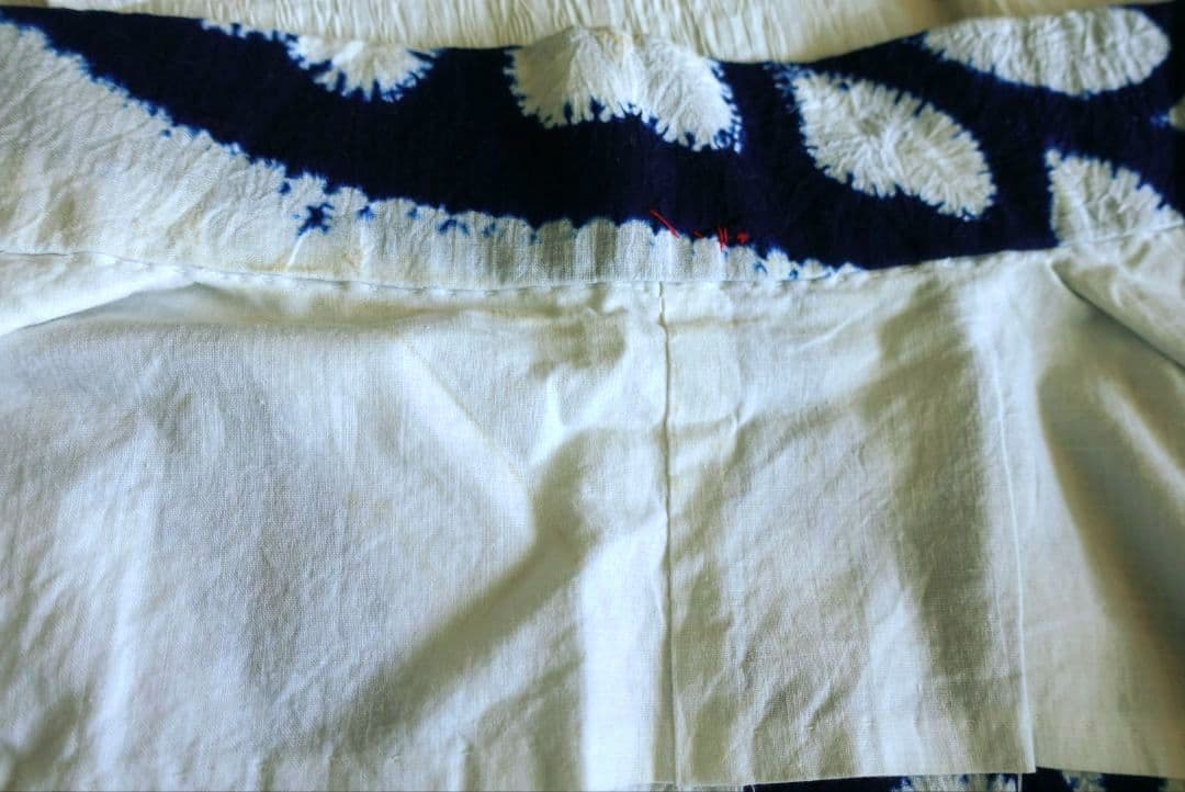 浴衣　有松鳴海絞り　伝統工芸品　変わり縞　綿