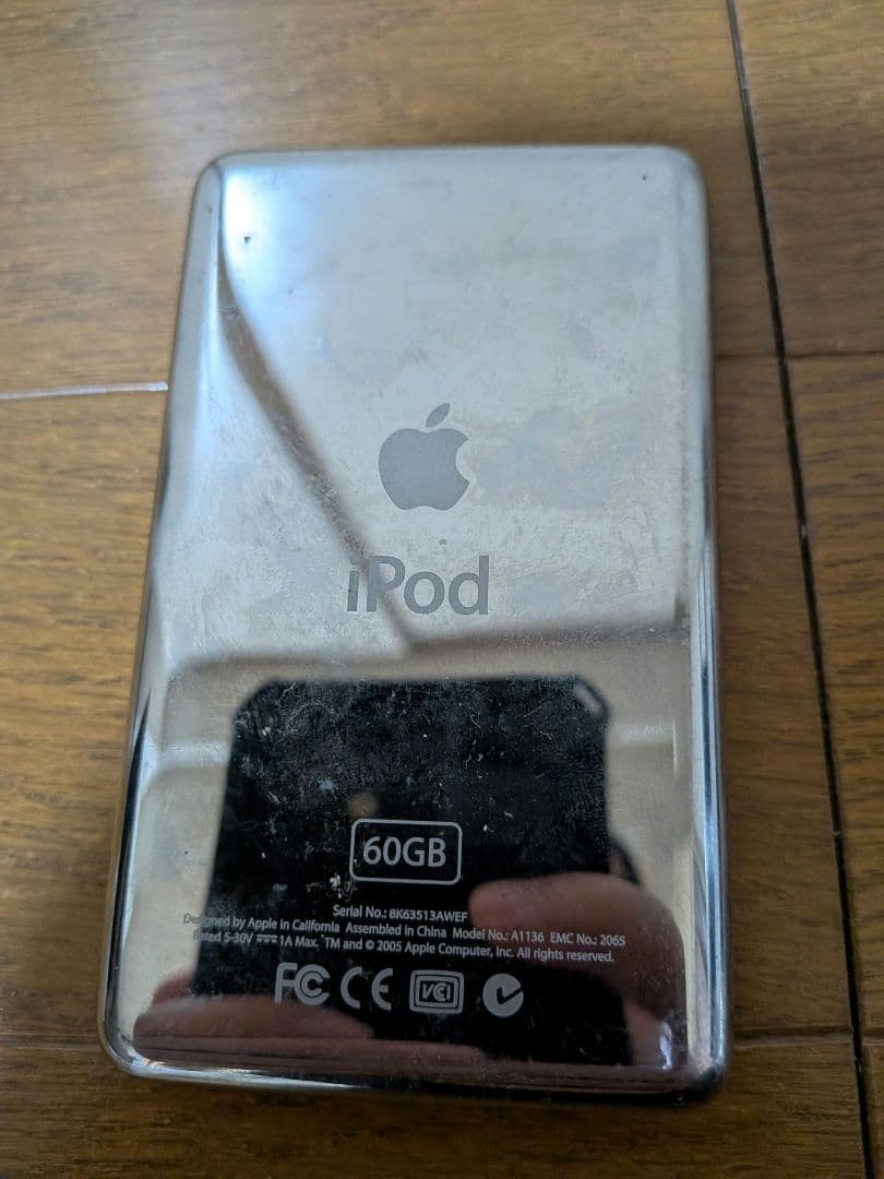 ポータブルプレーヤー iPod Classic A1136 60GB