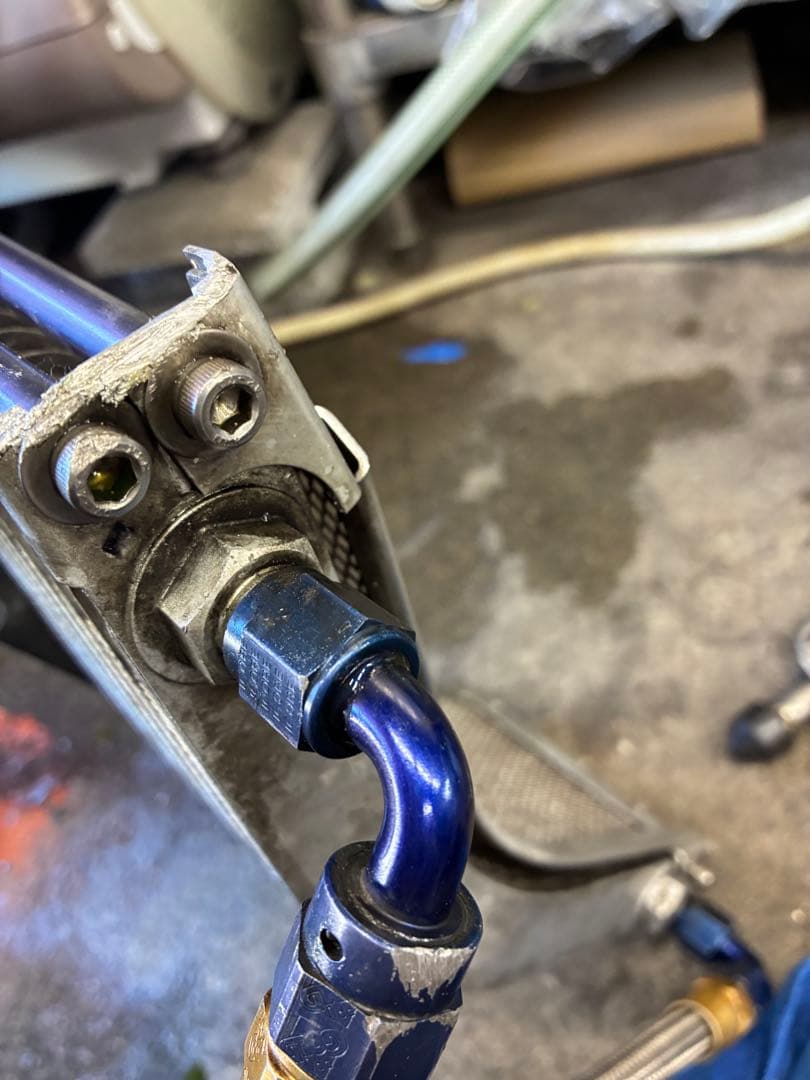 カワサキ ZRX1200R ZRX1100ラウンドオイルクーラー