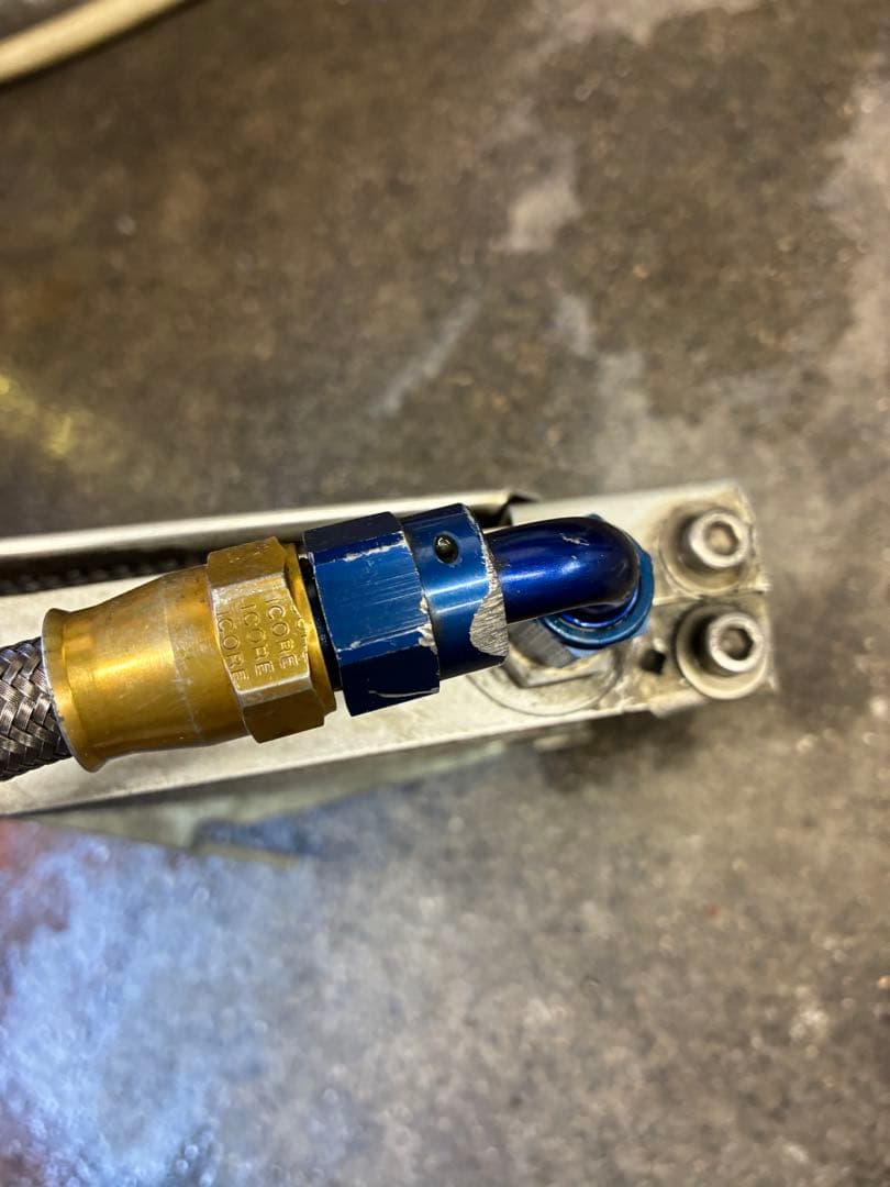 カワサキ ZRX1200R ZRX1100ラウンドオイルクーラー