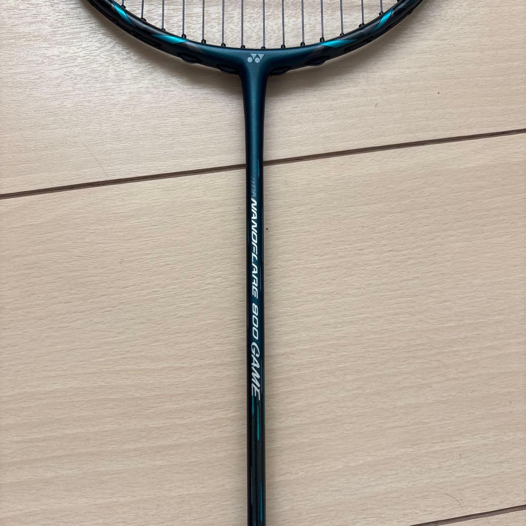 ナノフレア800 ゲーム　バドミントンラケット