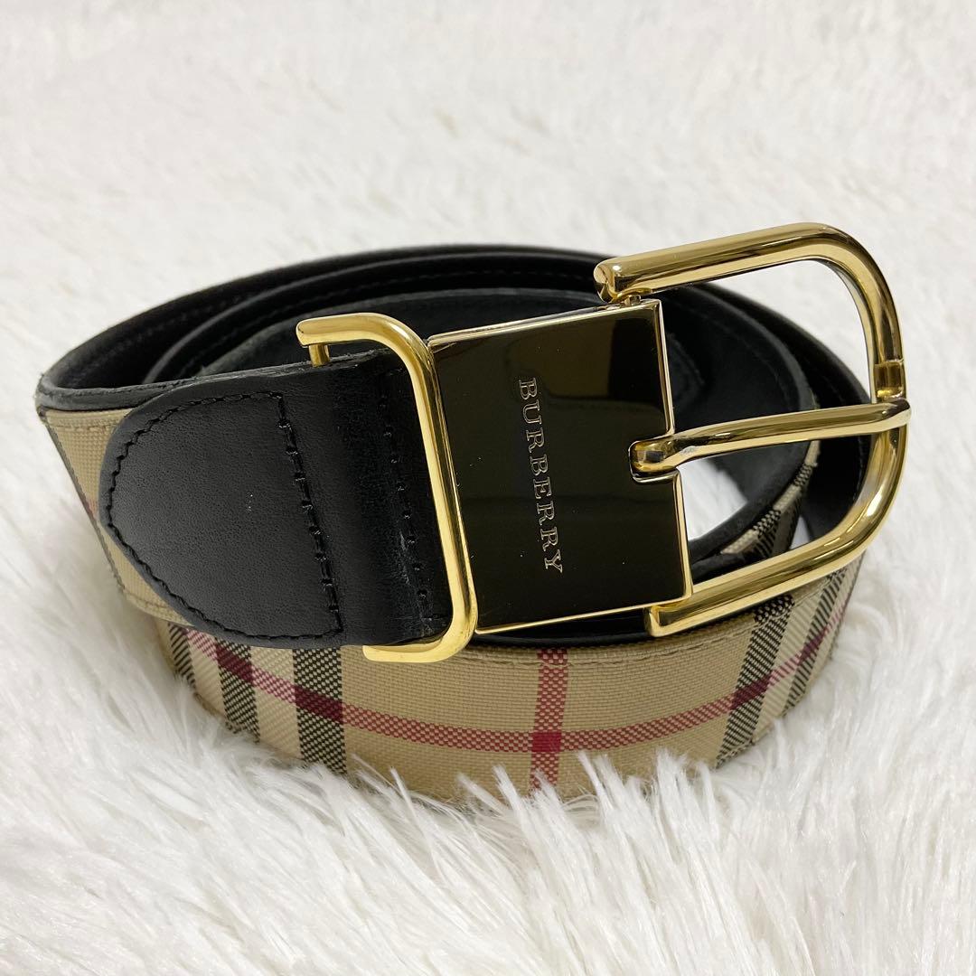 【希少✨】BURBERRY バーバリー ノバチェック ベルト
