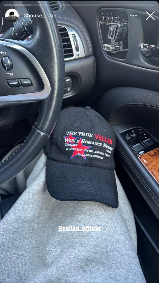 VALLAD キャップ ビンテージ加工 完売品 io 3house