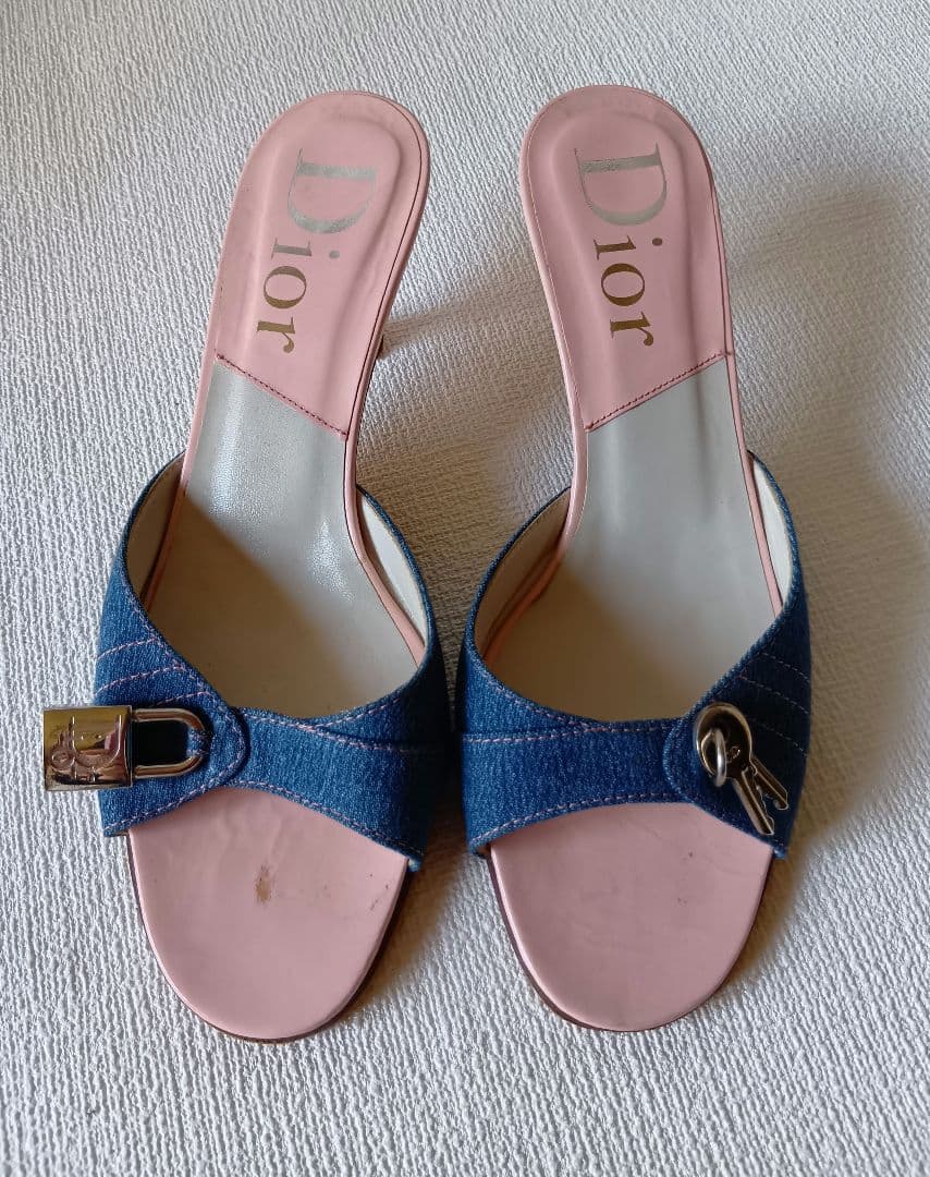 Dior デニムミュール 38サイズ