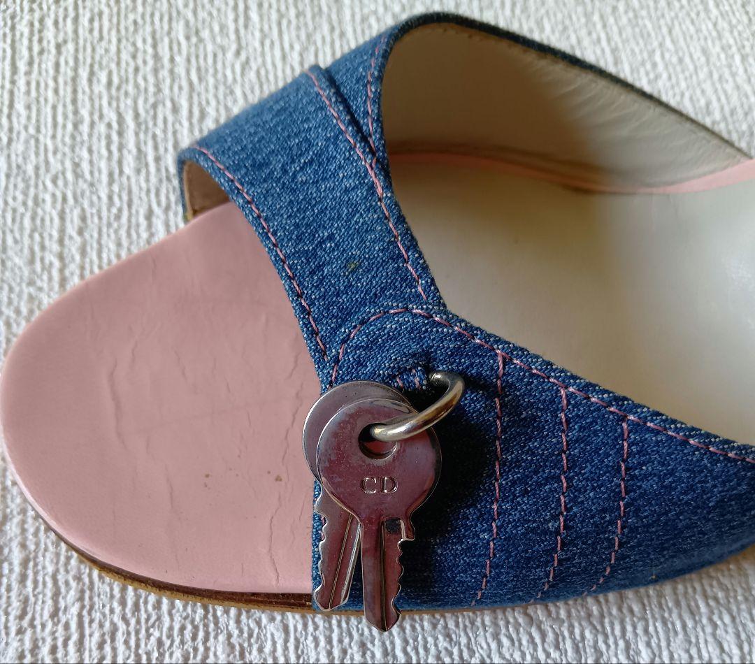 Dior デニムミュール 38サイズ