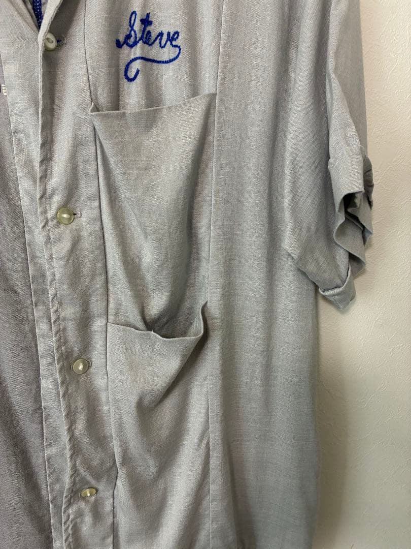 NatNastボーリングレーヨンシャツ50's 60s vintageビンテージ