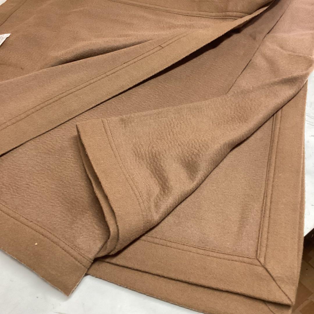 大丸 特選カシミヤ毛布 ブラウン 高級100％ (ま78)