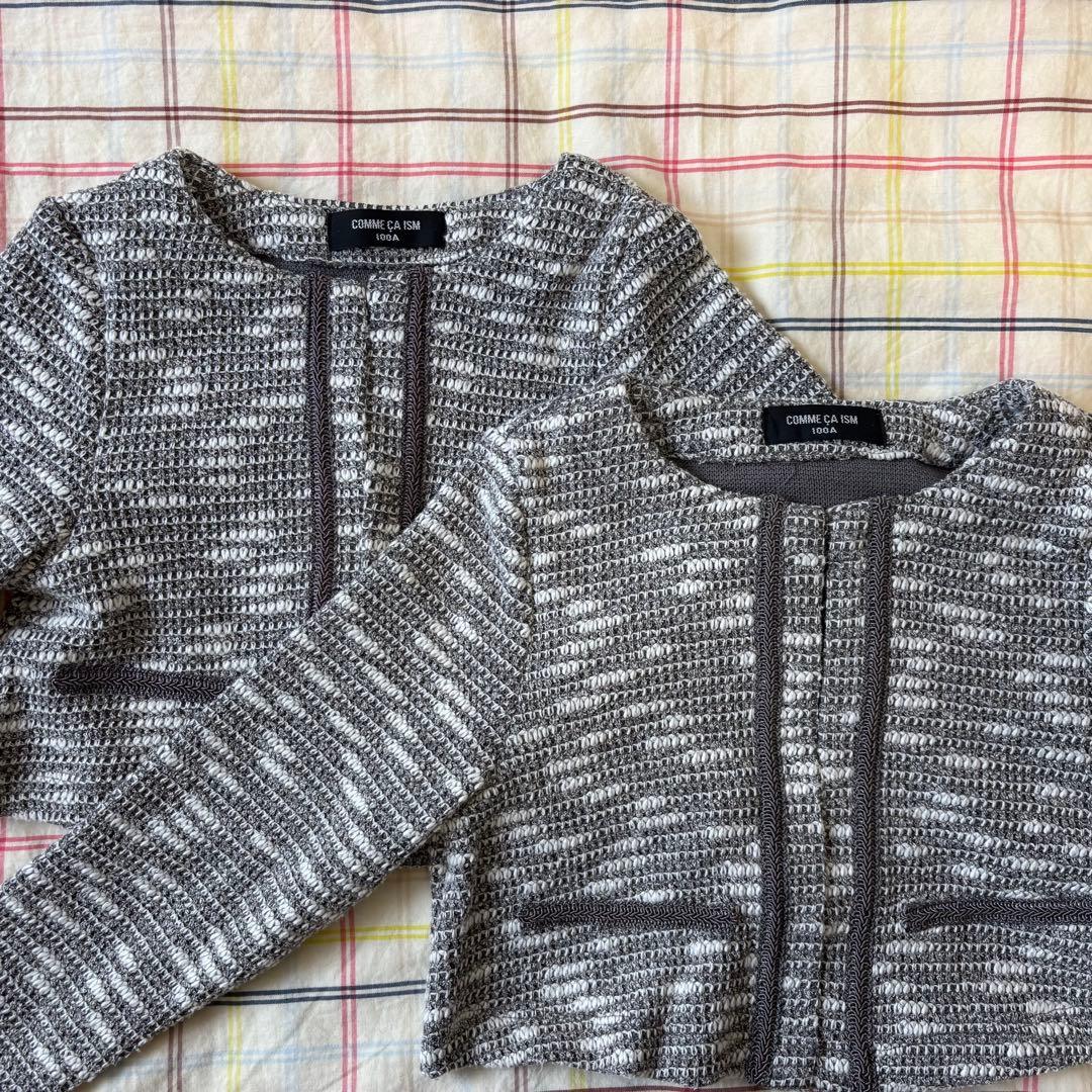 COMME CA ISM 女の子 フォーマル3点 2着セット 100 双子