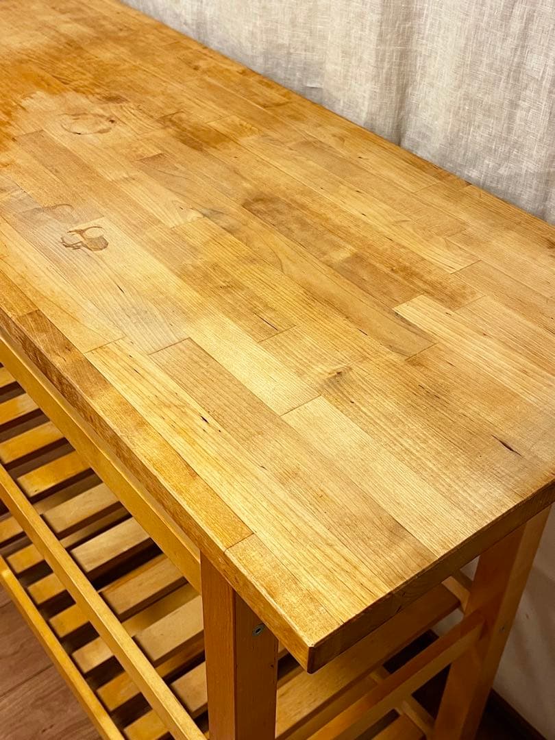 IKEA イケア フォルホイア　キッチンワゴン 木製