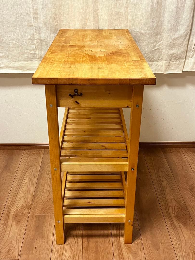 IKEA イケア フォルホイア　キッチンワゴン 木製