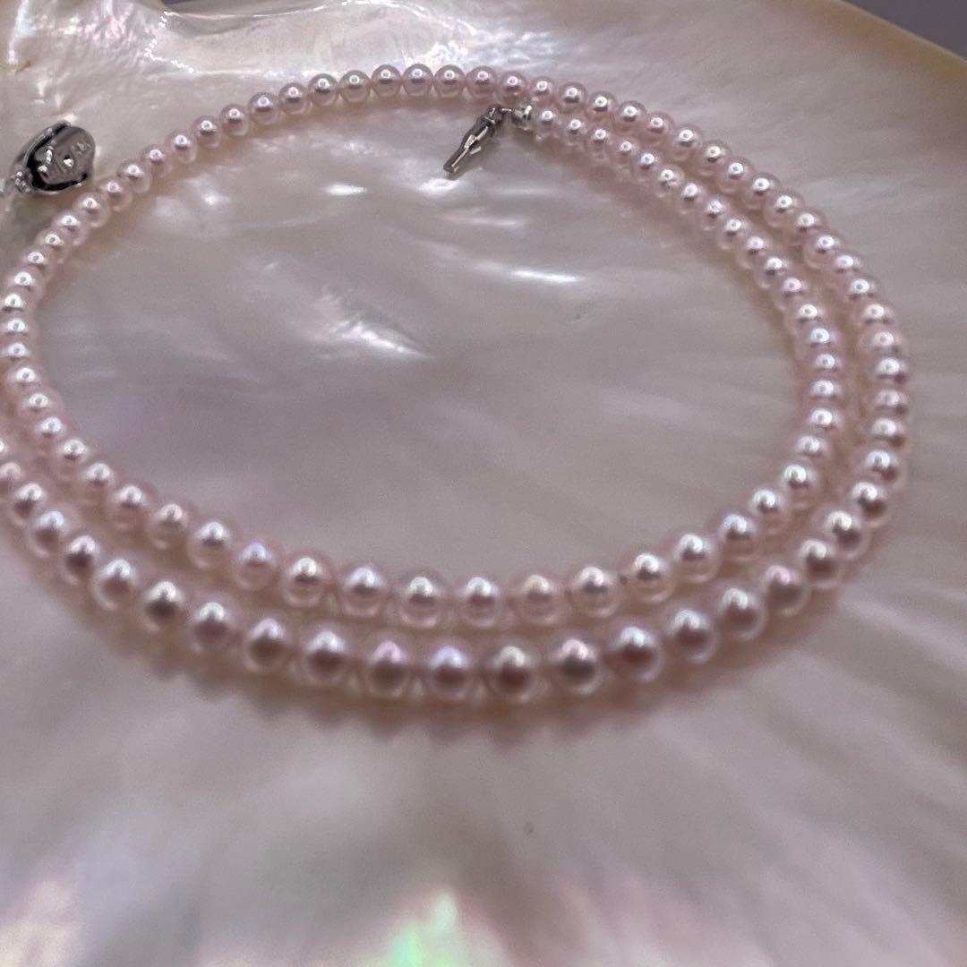 あこや真珠　彩凛珠のテリ　ベビーパール3.5-4㍉　ピンクベビー