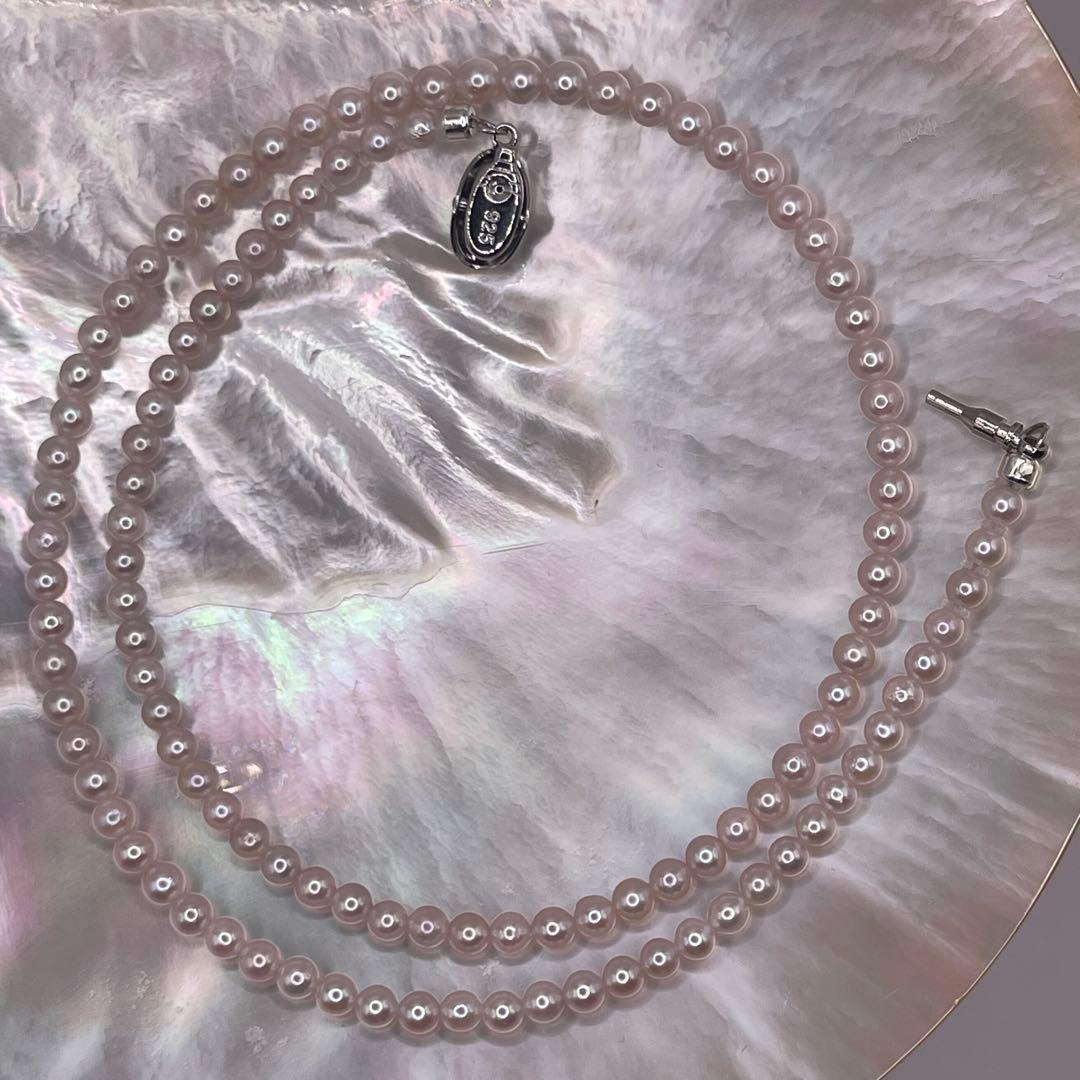 あこや真珠　彩凛珠のテリ　ベビーパール3.5-4㍉　ピンクベビー