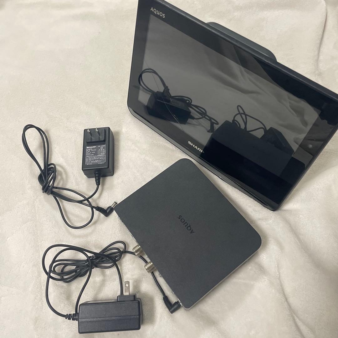 12V型　SHARP AQUOSポータブルテレビ　AQUOSチューナー　セット