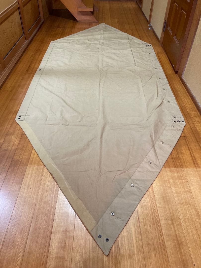 ！なーお！フランス軍 軍幕 2枚 パップテント デッドストック 未使用