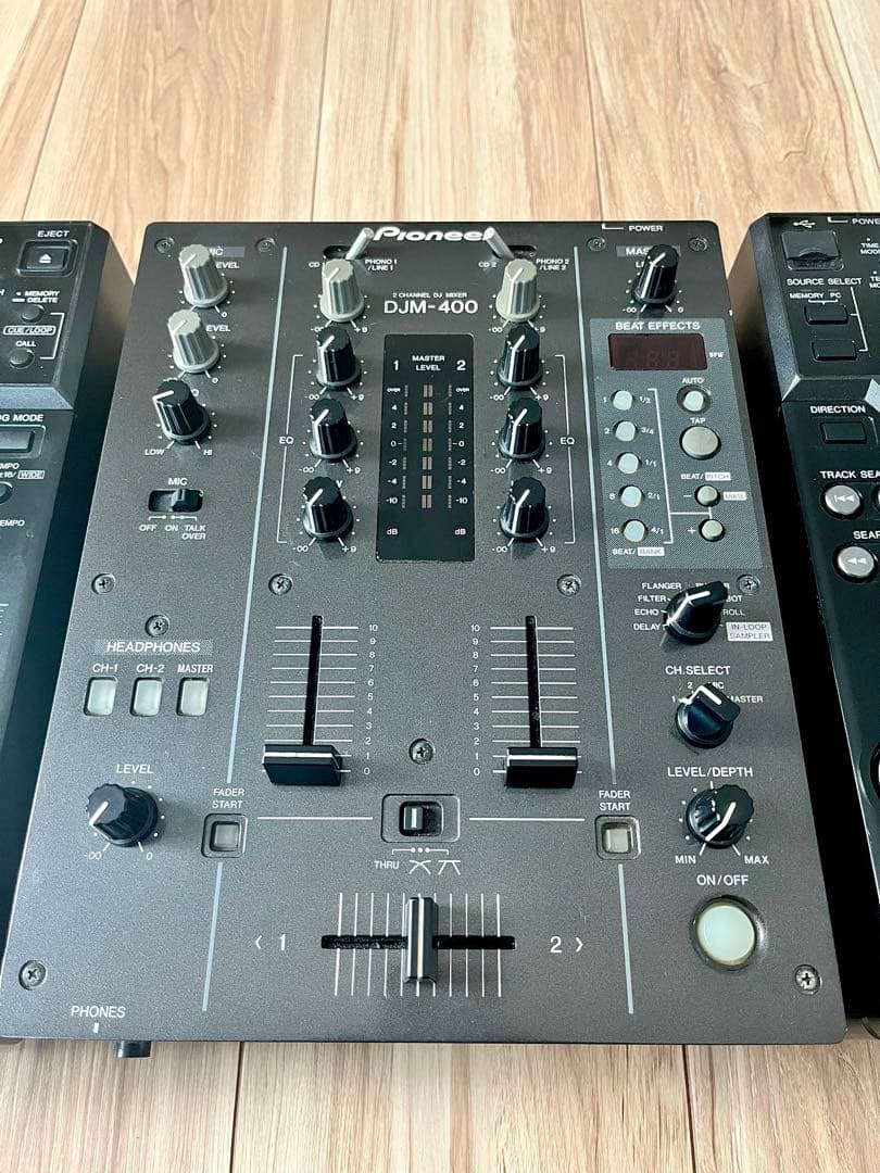 【美品】Pioneer CDJ-400 & DJM-400 CDJセット