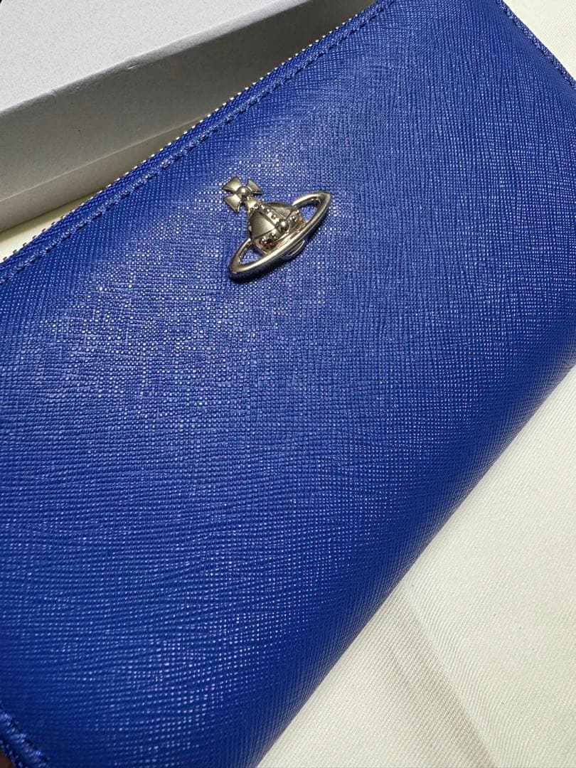 Vivienne Westwood 長財布 ブルー