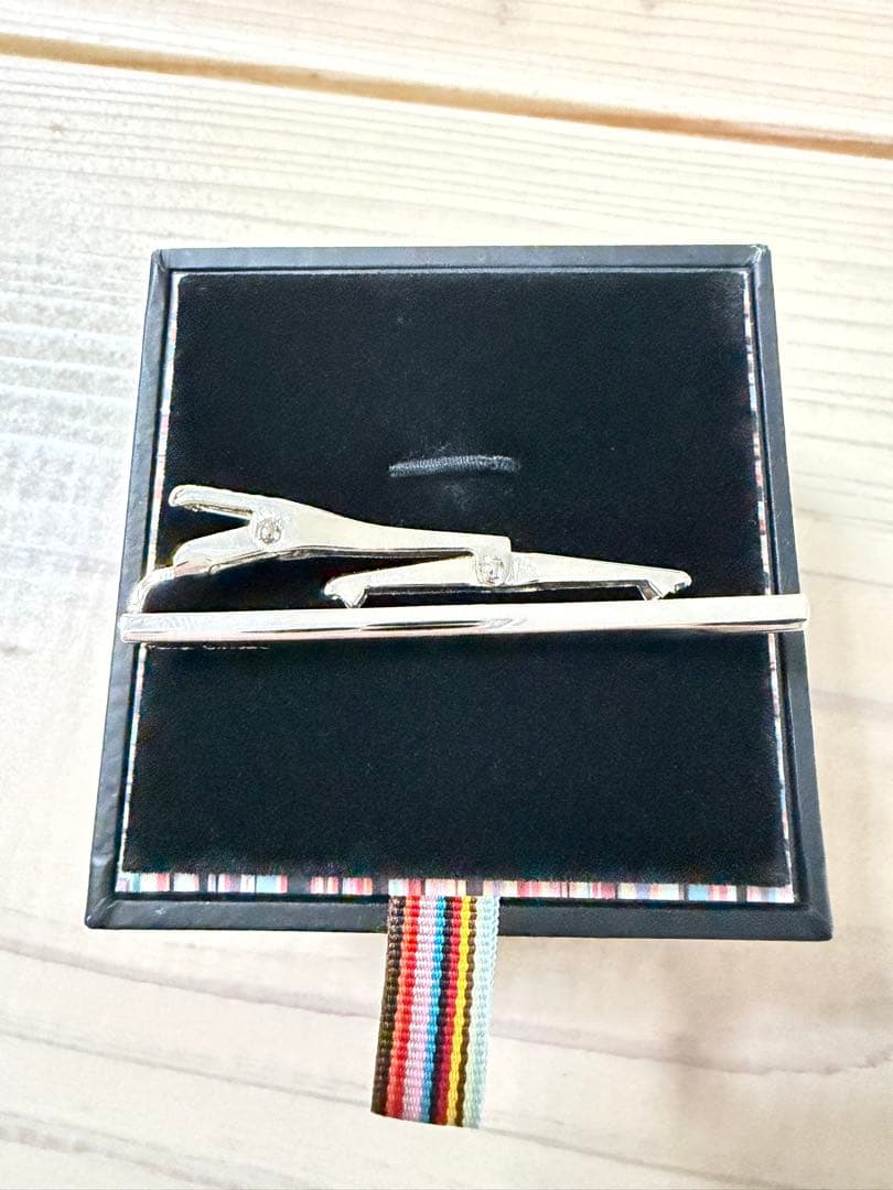 ポールスミス　ネクタイピン　シルバー　Paul Smith マルチストライプ