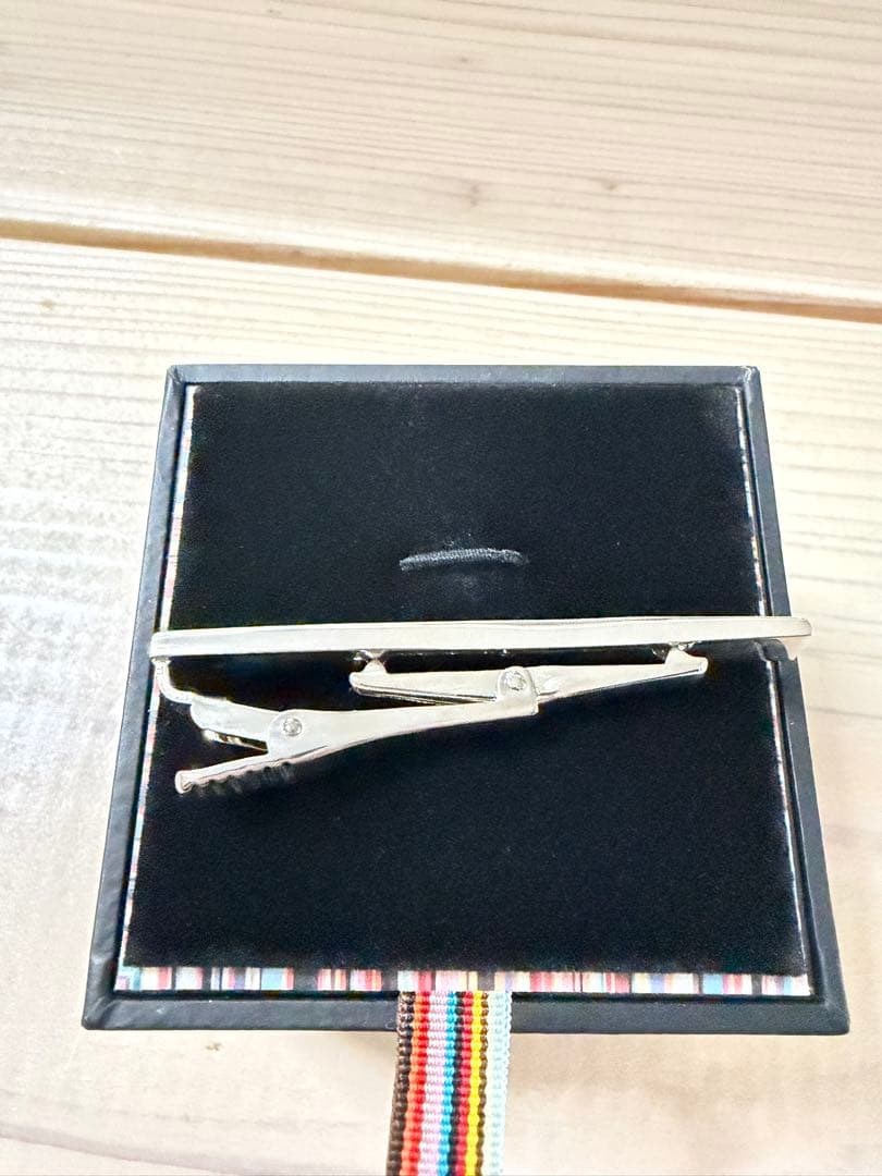 ポールスミス　ネクタイピン　シルバー　Paul Smith マルチストライプ