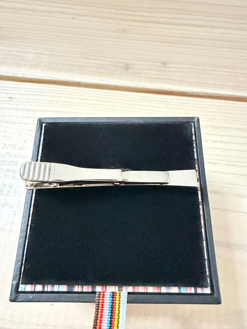 ポールスミス　ネクタイピン　シルバー　Paul Smith マルチストライプ