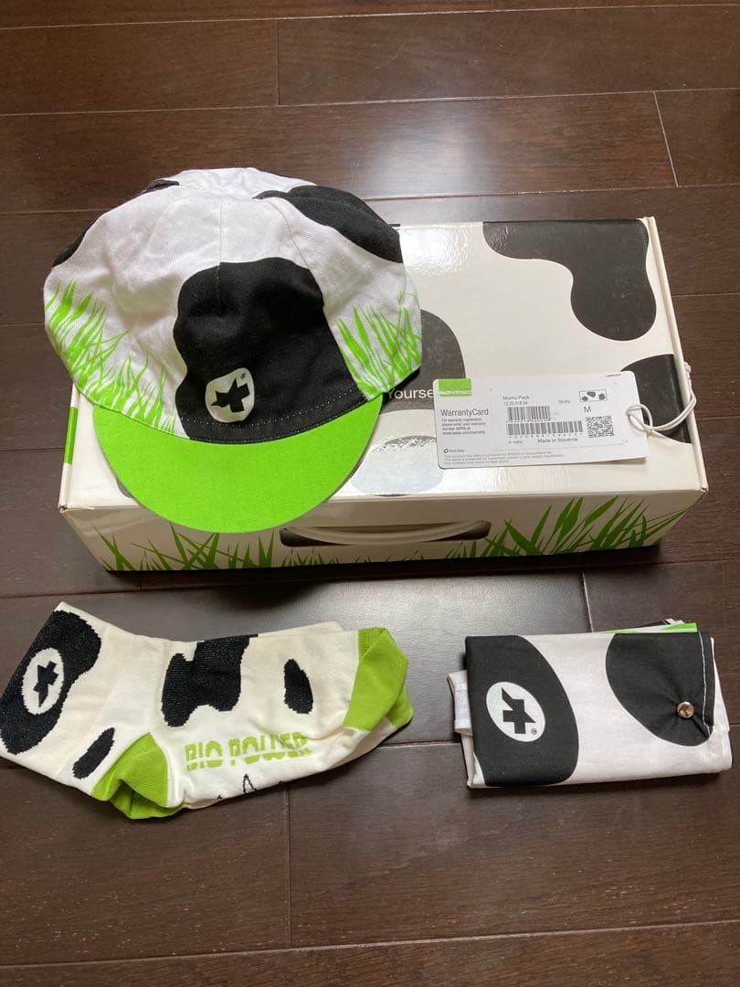 【希少】ASSOS アソス ムームー サイクルジャージ キットM 牛柄 半袖