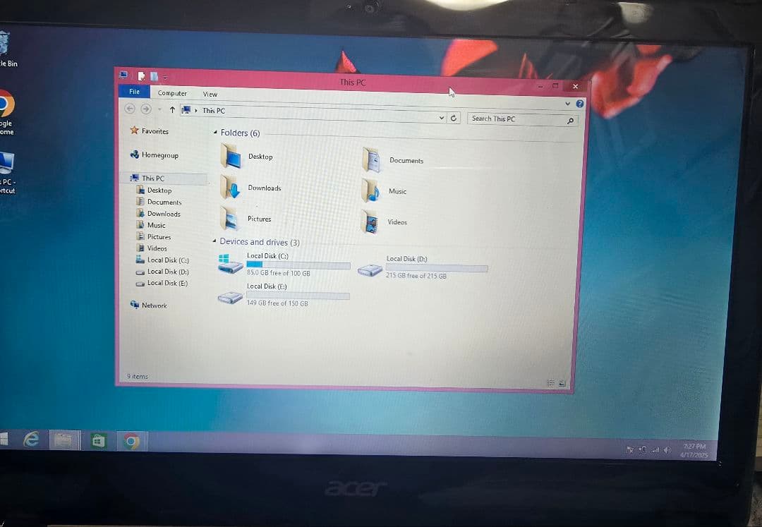 Acer Aspire V5シリーズのノートパソコン