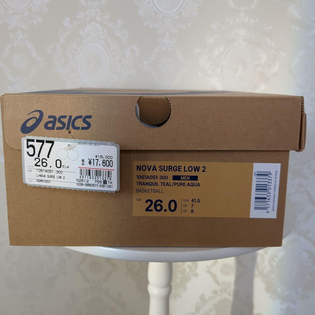 RS様極美品アシックスASICS ノヴァサージNOVASURGE LOW 2
