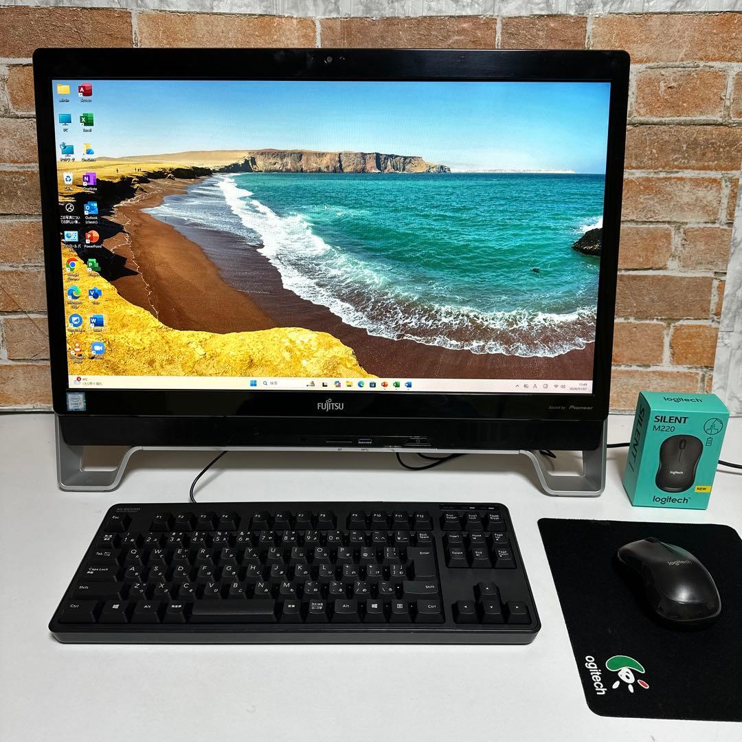 富士通ノート PC Core i7 SSD 256GB＋HDD1TB オフィス付