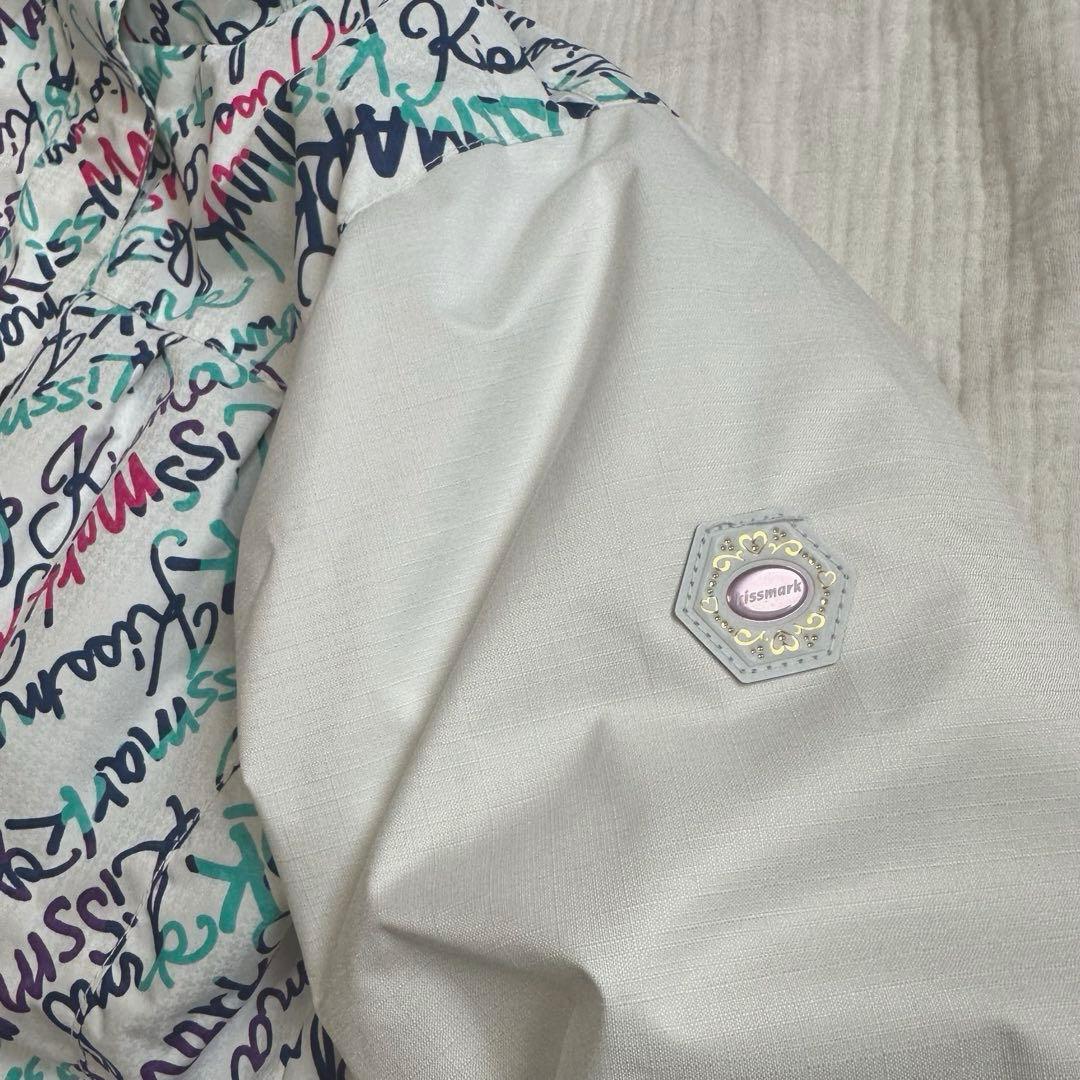 美品☆キスマーク スキー スノーボードウェア 上下 セットアップ レディース L